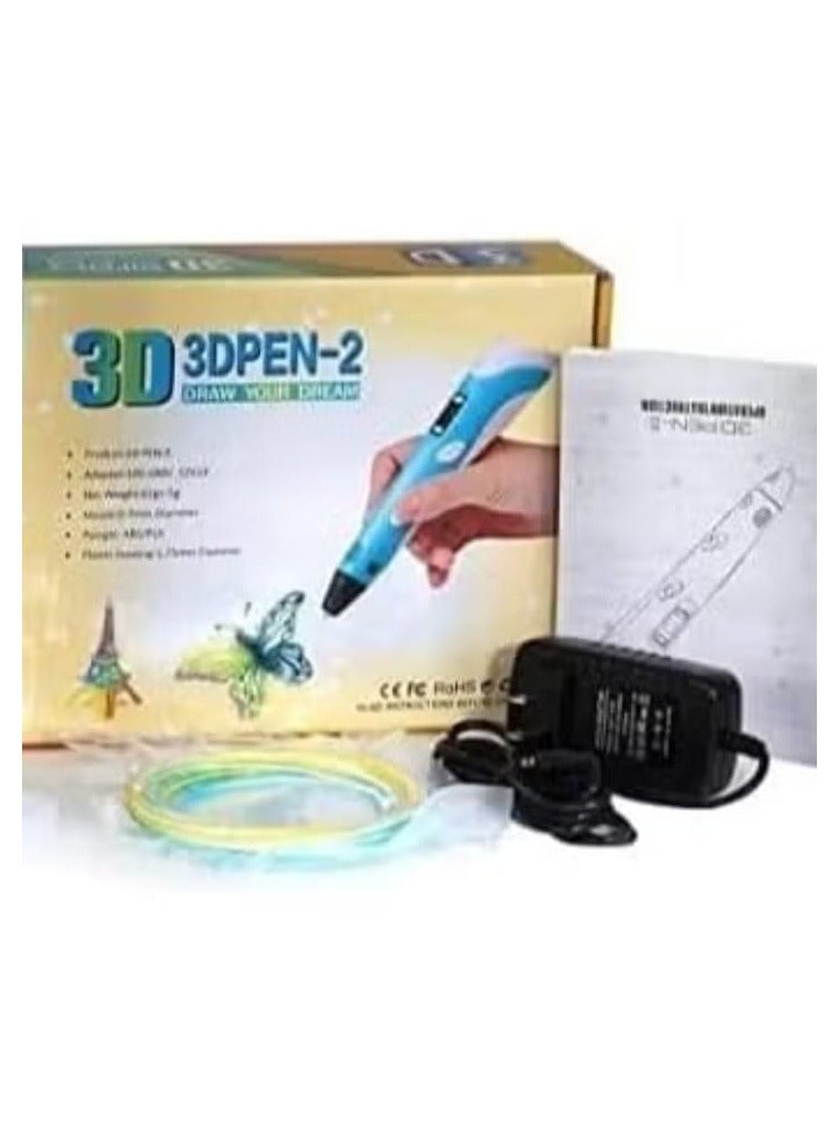 A simple design 3D pen to transform creative imagination drawings into a sleek appearance. - Image 3